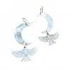 Fluff Hardware Night Wing Earrings In Silver In Metallic