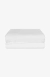 Fluffco | Hotel Comfort Flat & Fitted Sheet In White