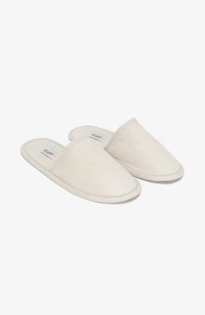 Fluffco | Hotel Comfort Hotel Slippers In White