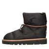 Flufié Classic Pillow Boot In Jet Black In Nero Scuri