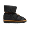 Flufié Classic Pillow Boot In Jet Black In Black