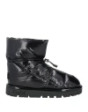 Flufié Shiny Pillow Boot In Jet Black In Black
