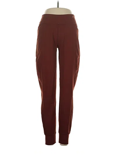 Pre-owned Flx Active Pants In Burgundy