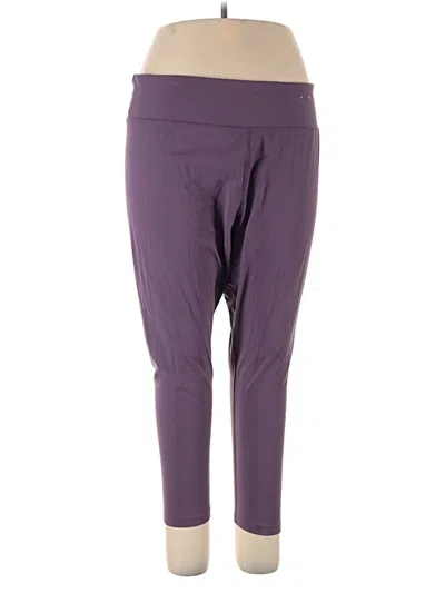Pre-owned Flx Active Pants In Purple