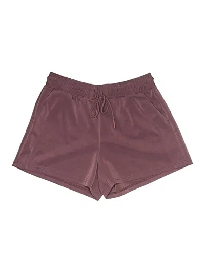 Pre-owned Flx Athletic Shorts In Burgundy