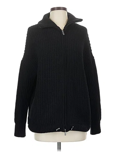 Pre-owned Flx Cardigan Sweater In Black