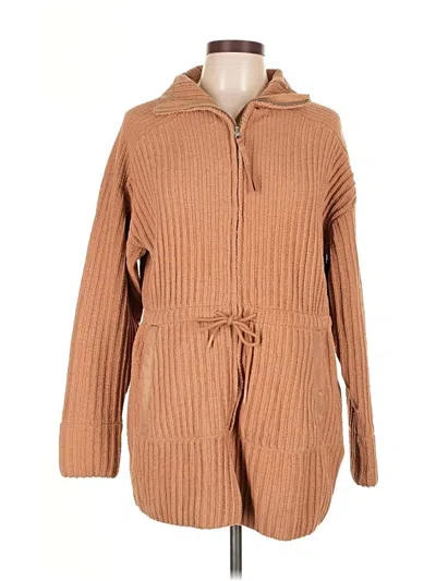 Pre-owned Flx Cardigan Sweater In Brown