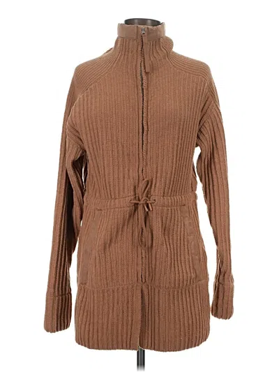 Pre-owned Flx Cardigan Sweater In Brown