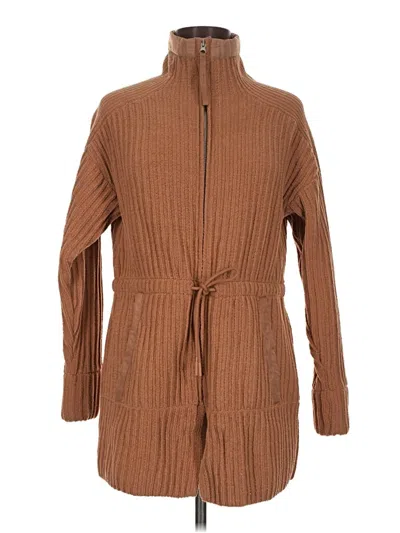 Pre-owned Flx Cardigan Sweater In Brown