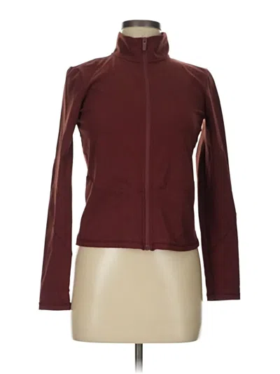Pre-owned Flx Cardigan Sweater In Burgundy
