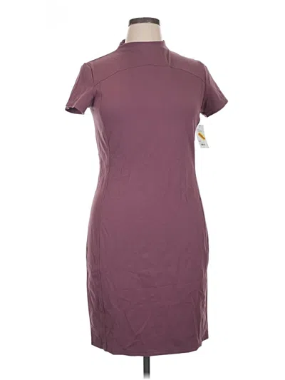 Pre-owned Flx Casual Dress In Burgundy
