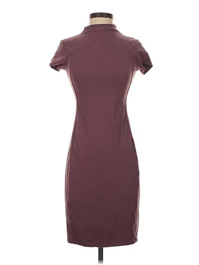 Pre-owned Flx Casual Dress In Burgundy