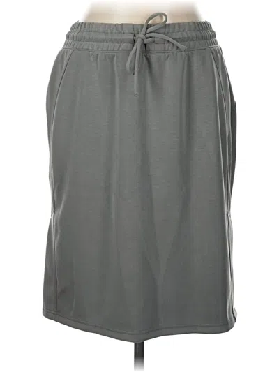 Pre-owned Flx Casual Skirt In Gray