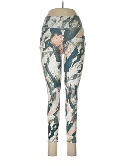 Pre-owned Flx Leggings In Green