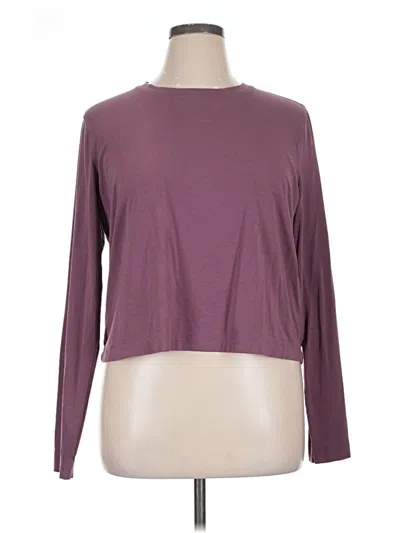 Pre-owned Flx Long Sleeve T-shirt In Purple