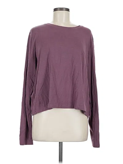 Pre-owned Flx Long Sleeve T-shirt In Purple
