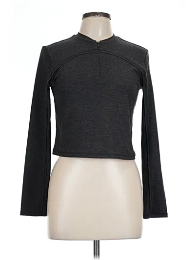 Pre-owned Flx Long Sleeve Turtleneck In Gray