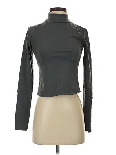 Pre-owned Flx Long Sleeve Turtleneck In Gray