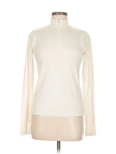 Pre-owned Flx Long Sleeve Turtleneck In White