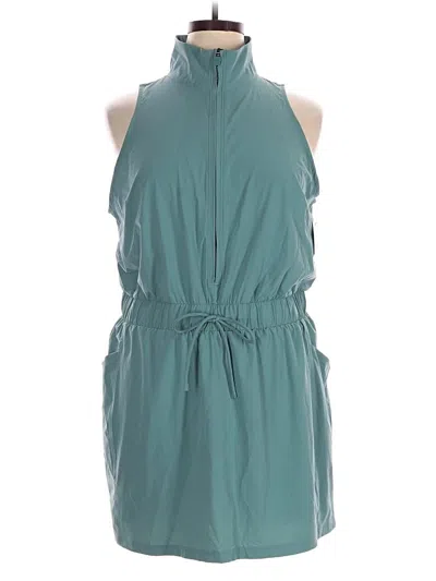 Pre-owned Flx Romper In Teal