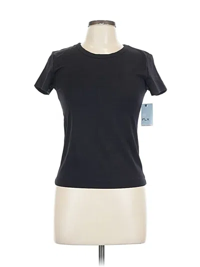 Pre-owned Flx Short Sleeve T-shirt In Black