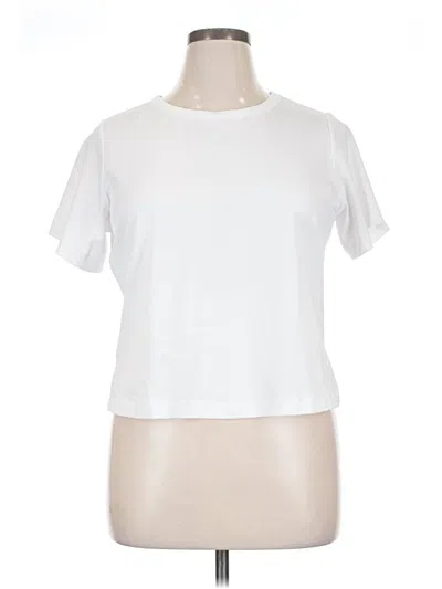 Pre-owned Flx Short Sleeve T-shirt In White