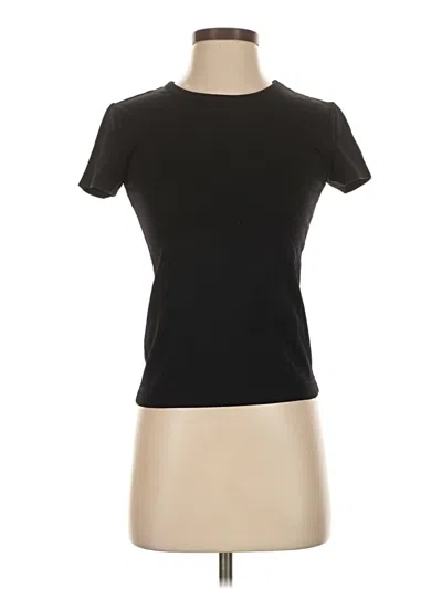 Pre-owned Flx Short Sleeve Turtleneck In Black