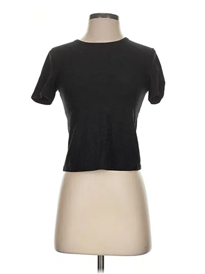 Pre-owned Flx Short Sleeve Turtleneck In Gray