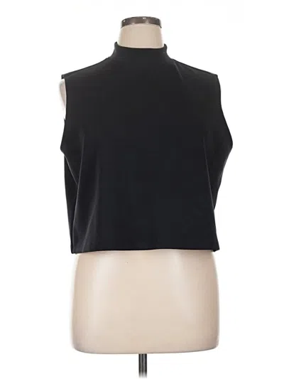 Pre-owned Flx Sleeveless Blouse In Black
