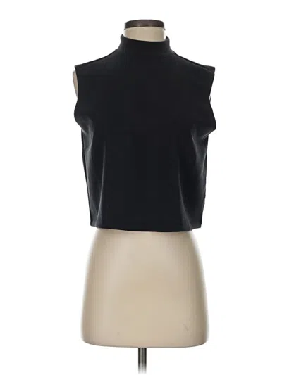 Pre-owned Flx Sleeveless Top Black Halter Neckline Tops