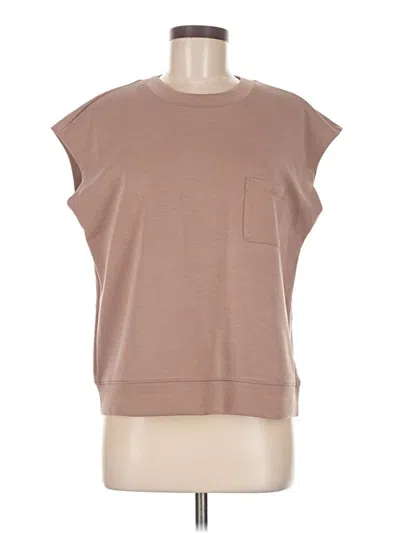 Pre-owned Flx Sleeveless T-shirt In Brown