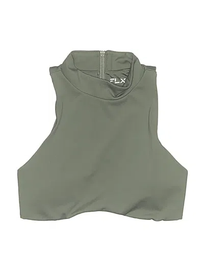 Pre-owned Flx Swimsuit Top Green Swimwear