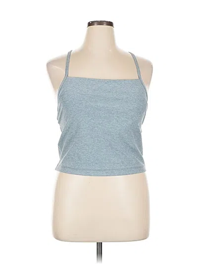 Pre-owned Flx Tank Top Blue Halter Neckline Tops