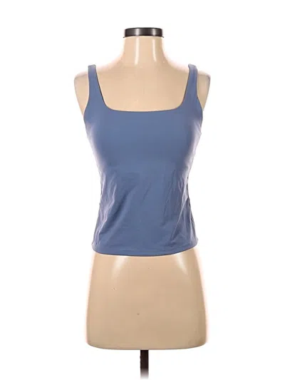 Pre-owned Flx Tank Top Blue Strapless Neckline Tops