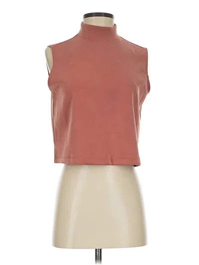 Pre-owned Flx Tank Top Brown High Neck Tops