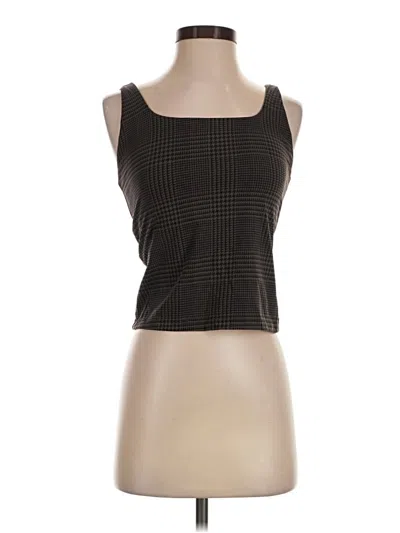 Pre-owned Flx Tank Top Brown Square Neckline Tops