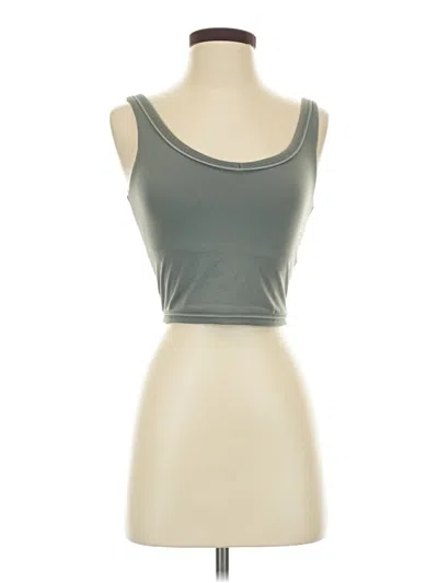 Pre-owned Flx Tank Top Gray Strapless Neckline Tops