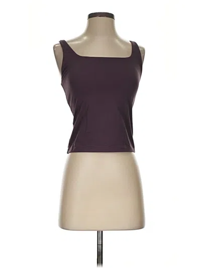 Pre-owned Flx Tank Top Purple Strapless Neckline Tops