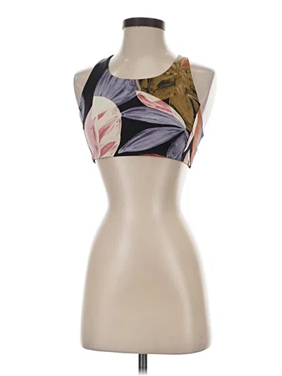 Pre-owned Flx Tank Top Tan Halter Neckline Tops In Brown