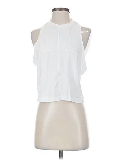 Pre-owned Flx Tank Top White Halter Neckline Tops