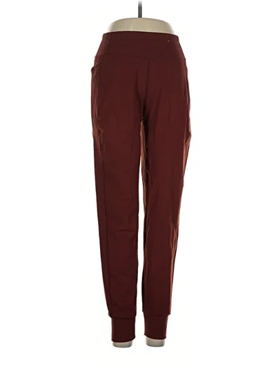 Pre-owned Flx Track Pants In Burgundy