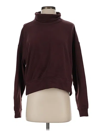 Pre-owned Flx Turtleneck Sweater In Burgundy