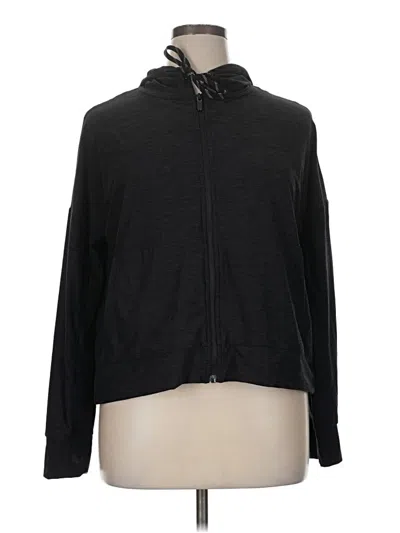 Pre-owned Flx Zip Up Hoodie In Black