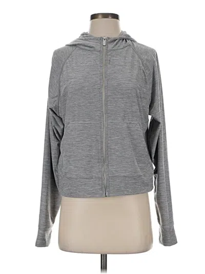 Pre-owned Flx Zip Up Hoodie In Gray