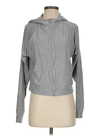 Pre-owned Flx Zip Up Hoodie In Gray