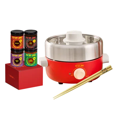 Fly By Jing Mini Hot Pot Set In Red