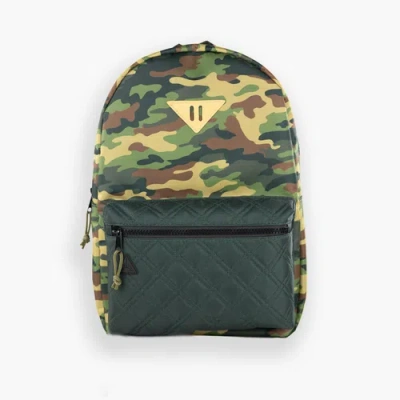Fly By Night 17" Camo Backpack In Sage Green