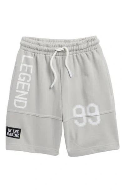 Fly By Night Kids' Dex Knit Shorts In Gray