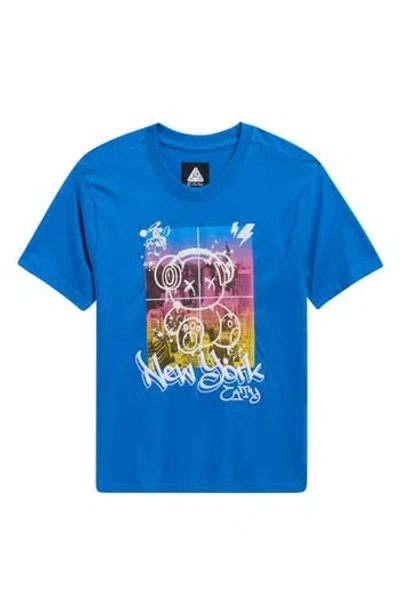 Fly By Night Kids' Polar Graphic Short Sleeve T-shirt In Multi