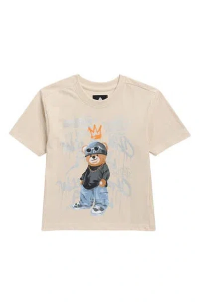 Fly By Night Kids' Teddy Bear Graphic T-shirt In Multi